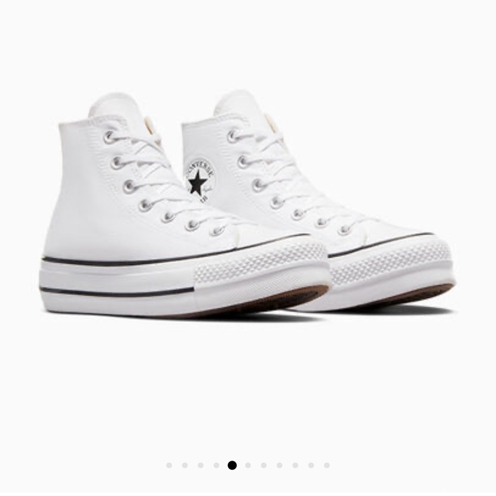 Converse Women's Lift Platform White High-Top Sneakers